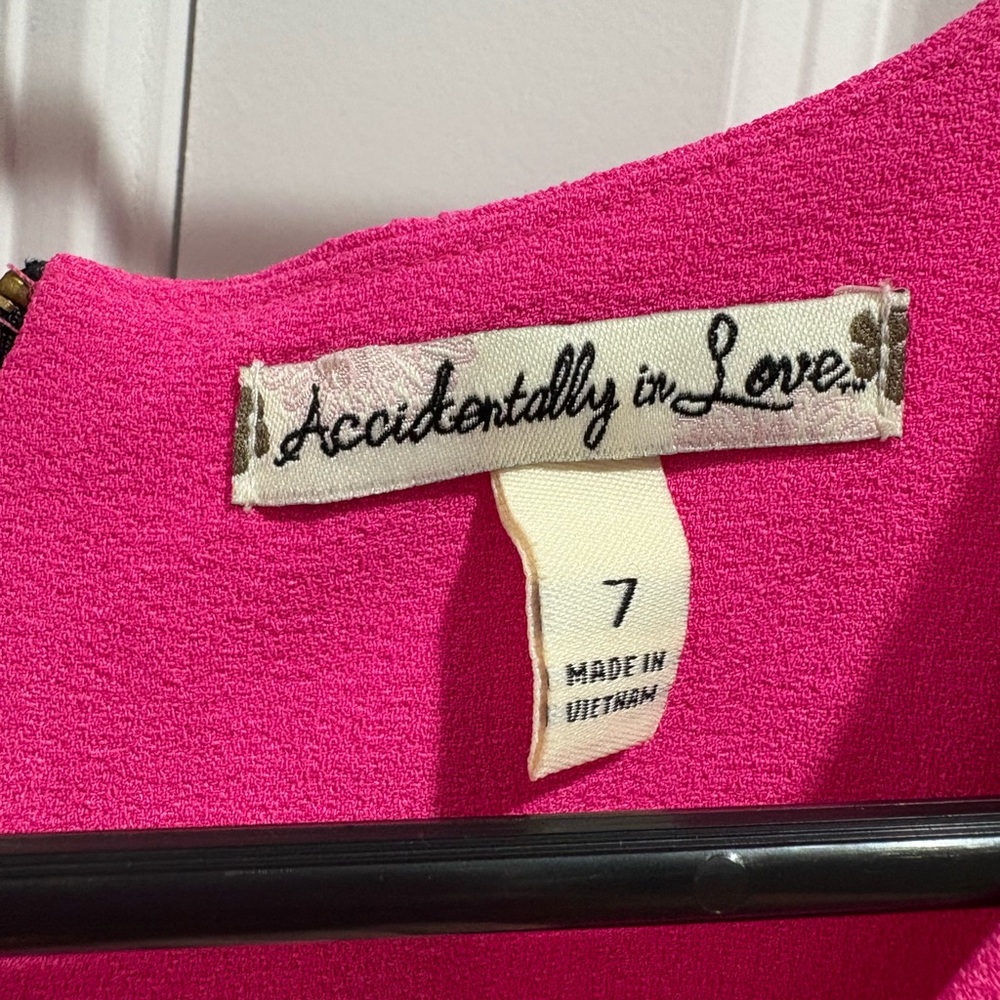 Accidentally In Love Fuchsia Dress - Picture 3 of 3